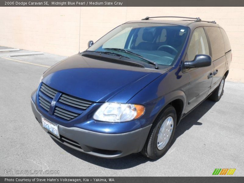 Midnight Blue Pearl / Medium Slate Gray 2006 Dodge Caravan SE