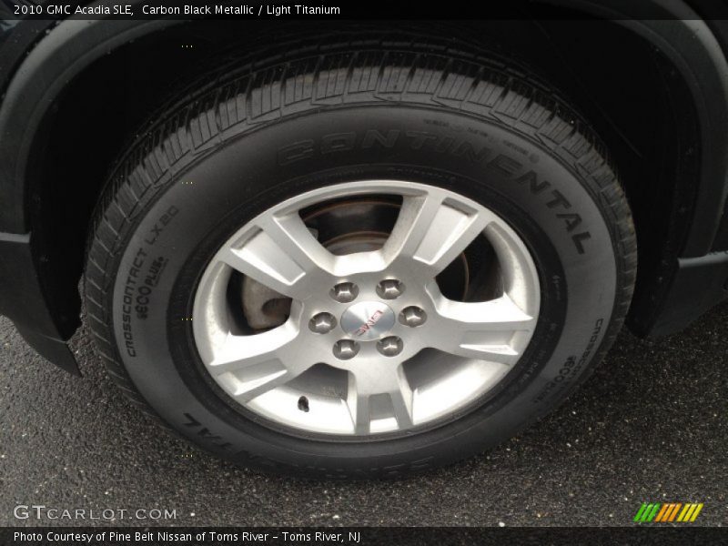 Carbon Black Metallic / Light Titanium 2010 GMC Acadia SLE