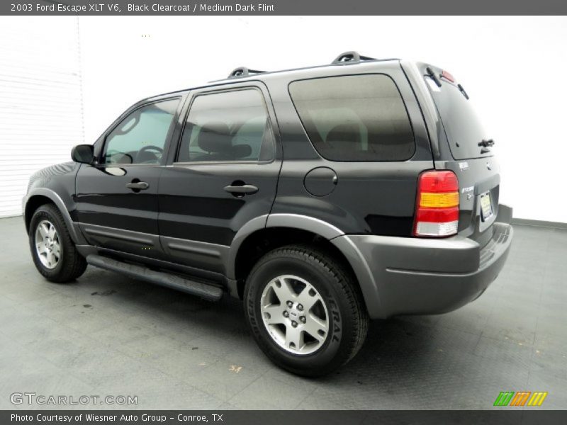 Black Clearcoat / Medium Dark Flint 2003 Ford Escape XLT V6