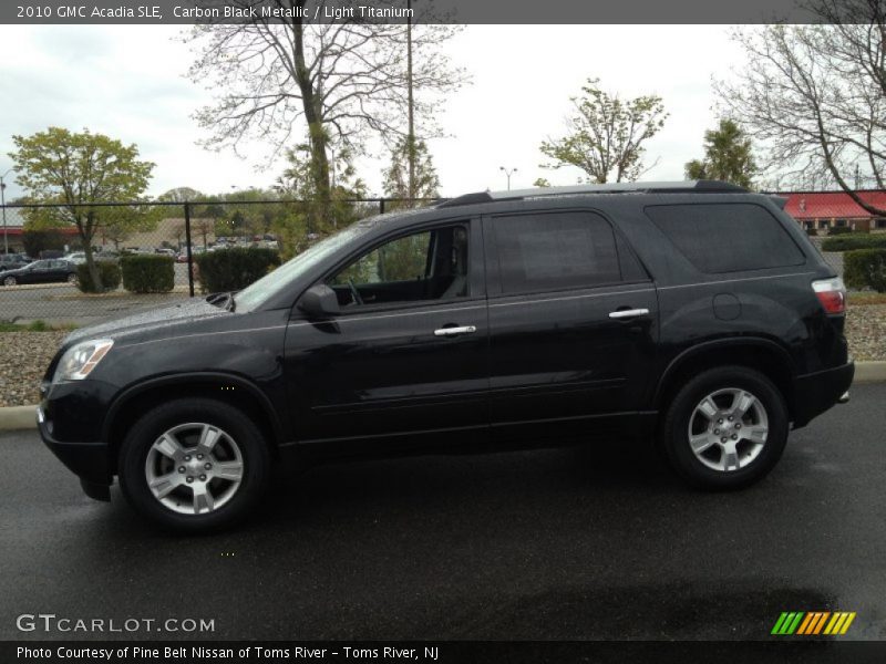 Carbon Black Metallic / Light Titanium 2010 GMC Acadia SLE