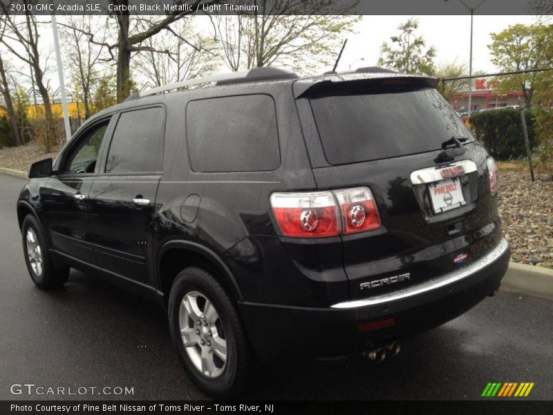 Carbon Black Metallic / Light Titanium 2010 GMC Acadia SLE