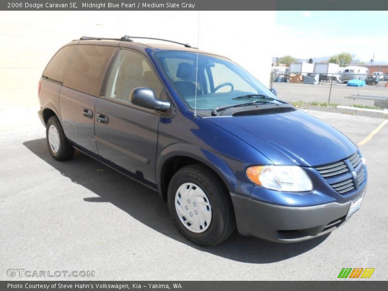 Midnight Blue Pearl / Medium Slate Gray 2006 Dodge Caravan SE