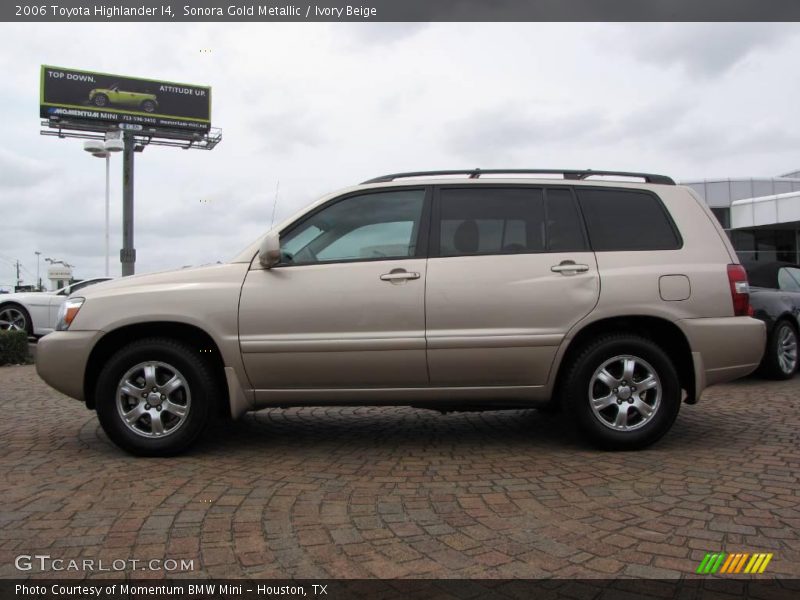 Sonora Gold Metallic / Ivory Beige 2006 Toyota Highlander I4