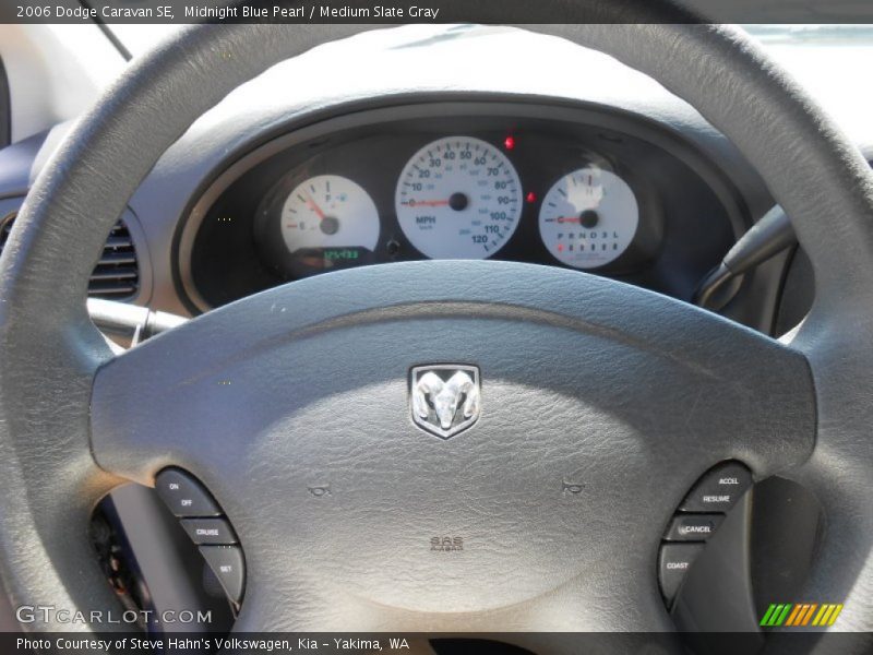 Midnight Blue Pearl / Medium Slate Gray 2006 Dodge Caravan SE