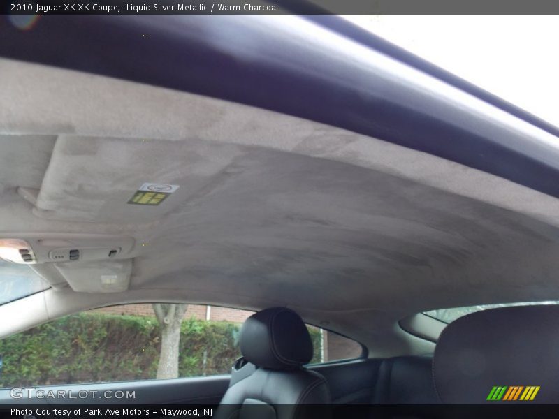 Liquid Silver Metallic / Warm Charcoal 2010 Jaguar XK XK Coupe