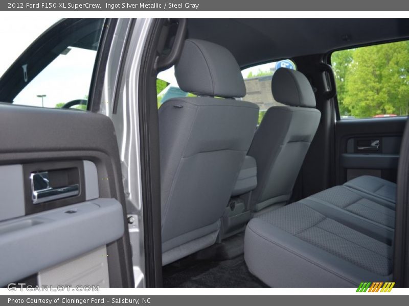 Ingot Silver Metallic / Steel Gray 2012 Ford F150 XL SuperCrew