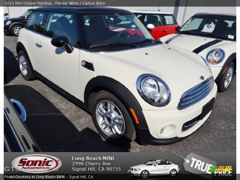 Pepper White / Carbon Black 2013 Mini Cooper Hardtop