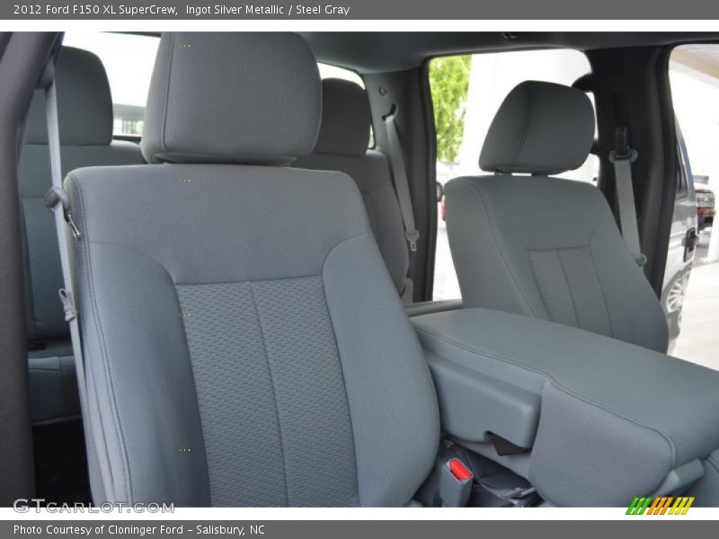 Ingot Silver Metallic / Steel Gray 2012 Ford F150 XL SuperCrew
