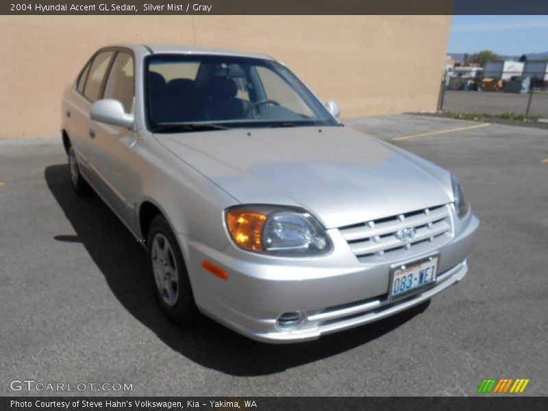 Silver Mist / Gray 2004 Hyundai Accent GL Sedan
