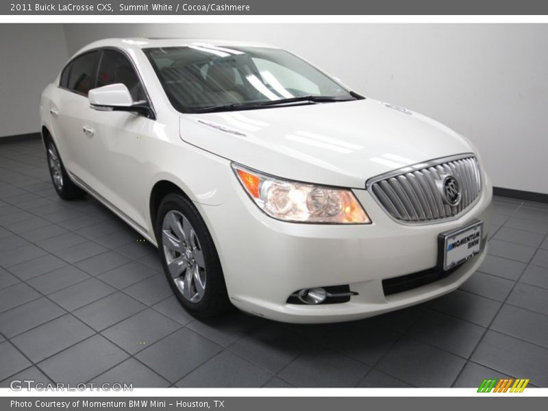 Summit White / Cocoa/Cashmere 2011 Buick LaCrosse CXS