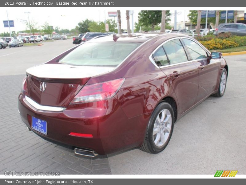 Basque Red Pearl II / Parchment 2013 Acura TL Technology