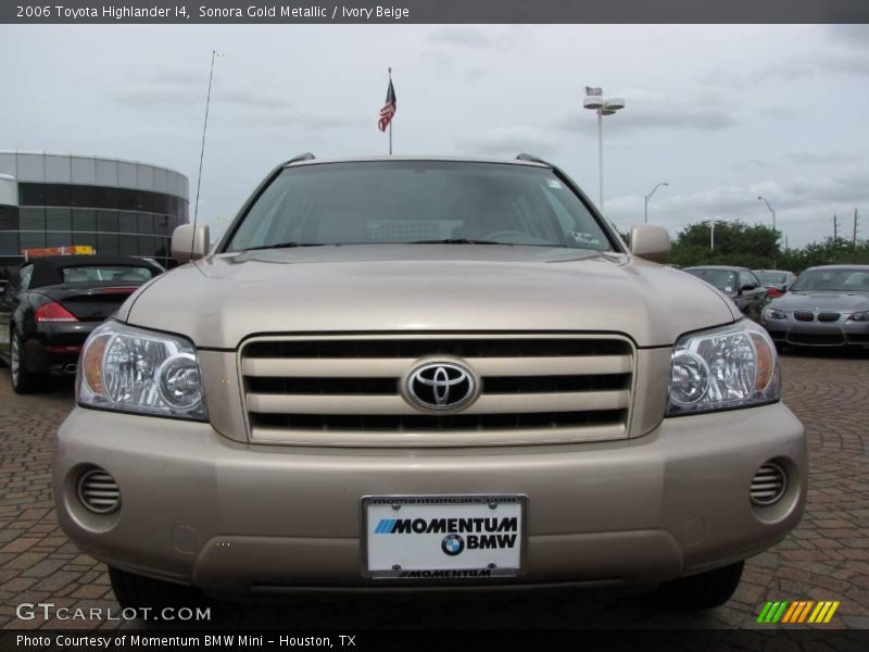 Sonora Gold Metallic / Ivory Beige 2006 Toyota Highlander I4