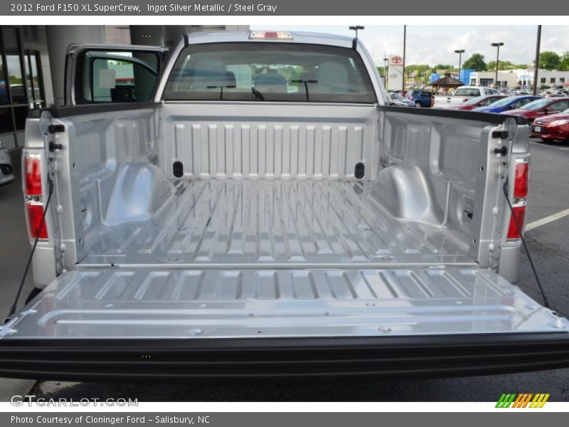 Ingot Silver Metallic / Steel Gray 2012 Ford F150 XL SuperCrew
