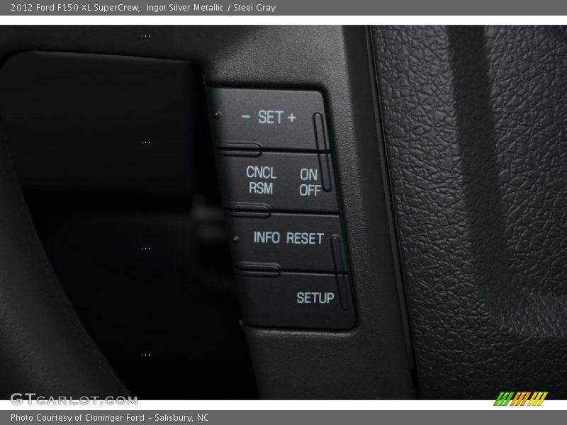 Ingot Silver Metallic / Steel Gray 2012 Ford F150 XL SuperCrew