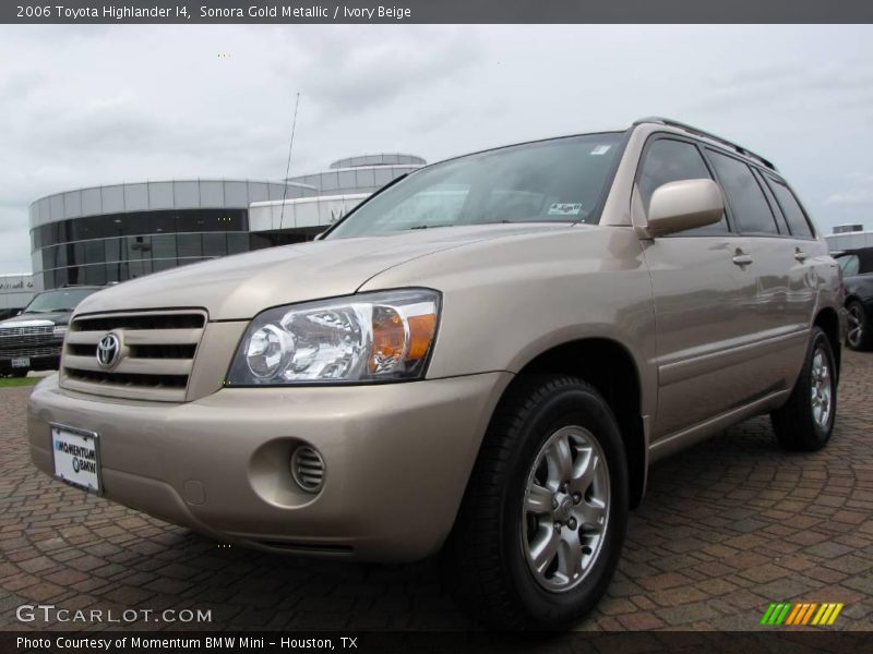 Sonora Gold Metallic / Ivory Beige 2006 Toyota Highlander I4