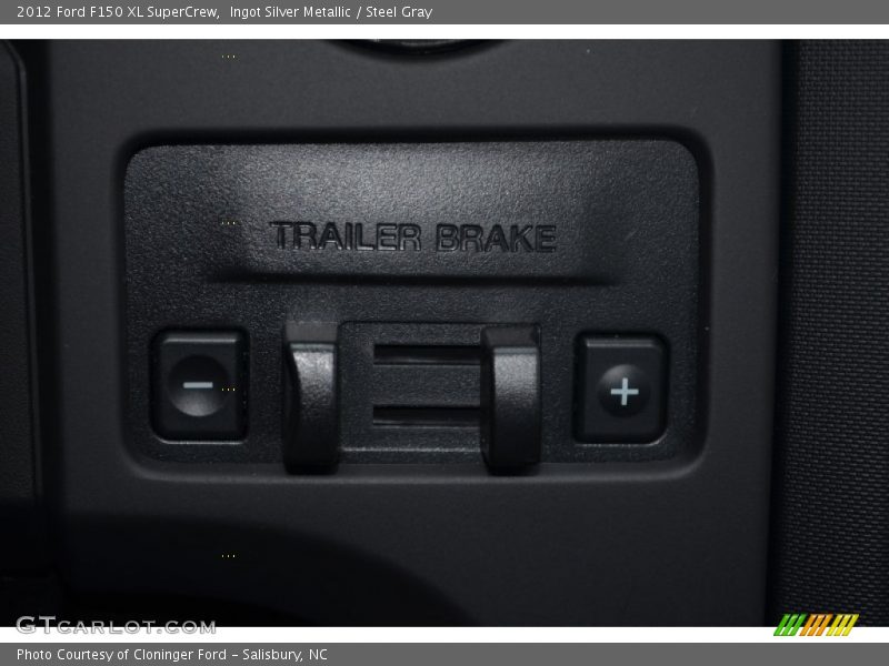 Ingot Silver Metallic / Steel Gray 2012 Ford F150 XL SuperCrew