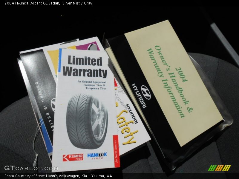 Silver Mist / Gray 2004 Hyundai Accent GL Sedan