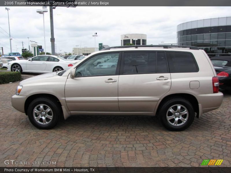 Sonora Gold Metallic / Ivory Beige 2006 Toyota Highlander I4