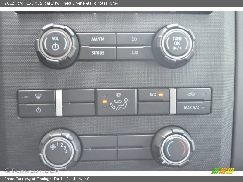 Ingot Silver Metallic / Steel Gray 2012 Ford F150 XL SuperCrew