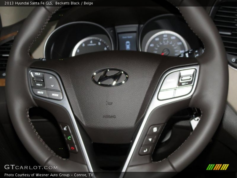 Becketts Black / Beige 2013 Hyundai Santa Fe GLS