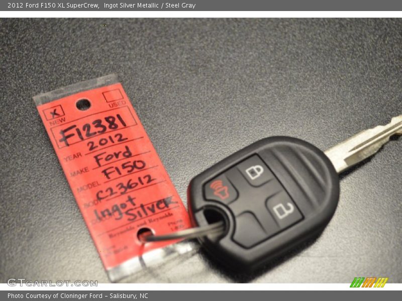 Ingot Silver Metallic / Steel Gray 2012 Ford F150 XL SuperCrew