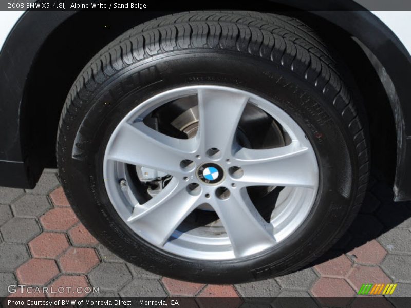 Alpine White / Sand Beige 2008 BMW X5 4.8i