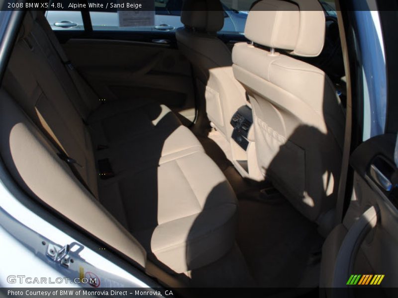 Alpine White / Sand Beige 2008 BMW X5 4.8i