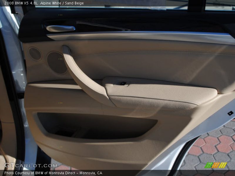 Alpine White / Sand Beige 2008 BMW X5 4.8i