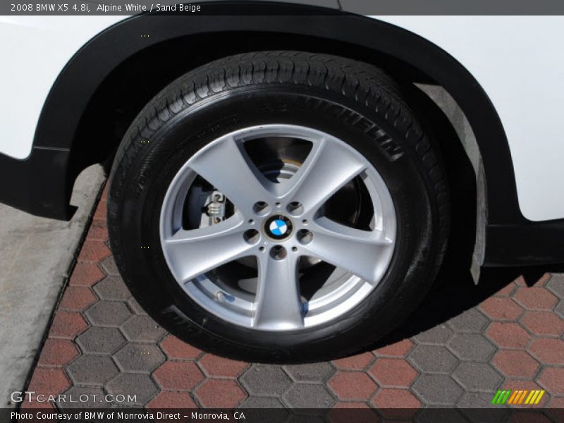 Alpine White / Sand Beige 2008 BMW X5 4.8i
