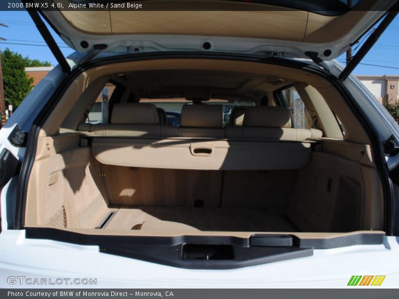 Alpine White / Sand Beige 2008 BMW X5 4.8i