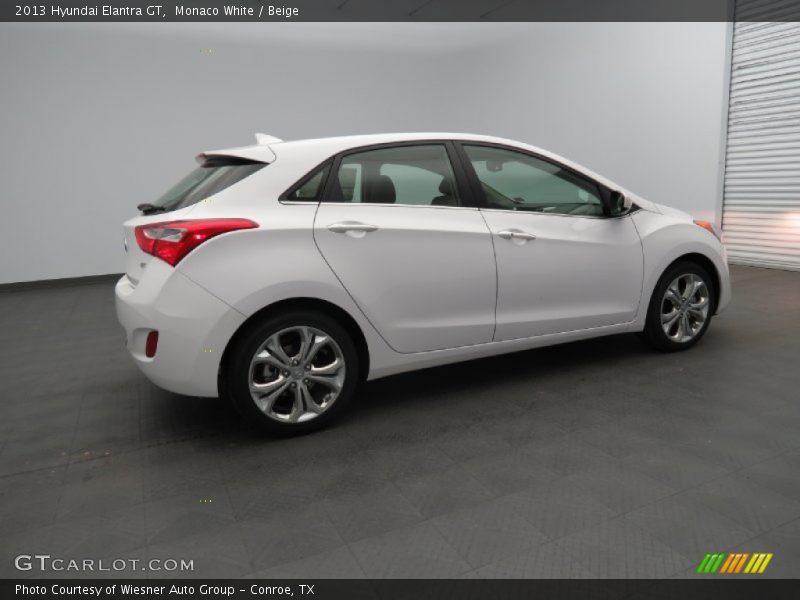 Monaco White / Beige 2013 Hyundai Elantra GT