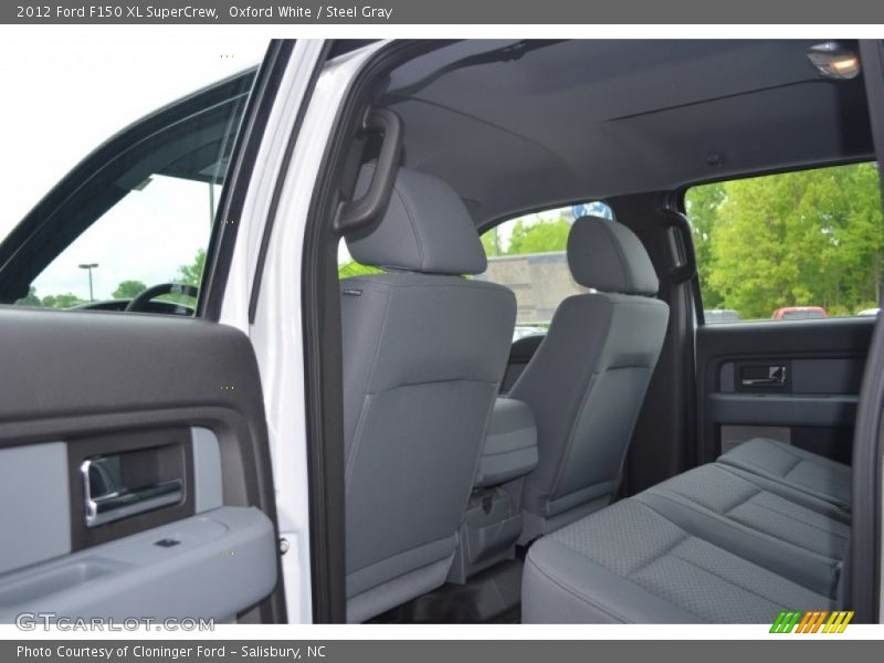 Oxford White / Steel Gray 2012 Ford F150 XL SuperCrew