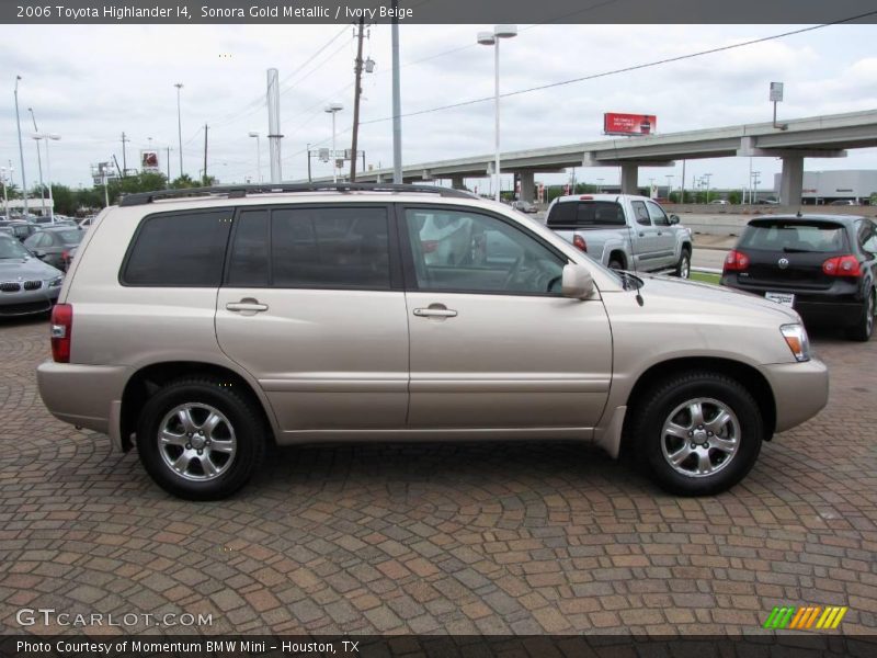 Sonora Gold Metallic / Ivory Beige 2006 Toyota Highlander I4