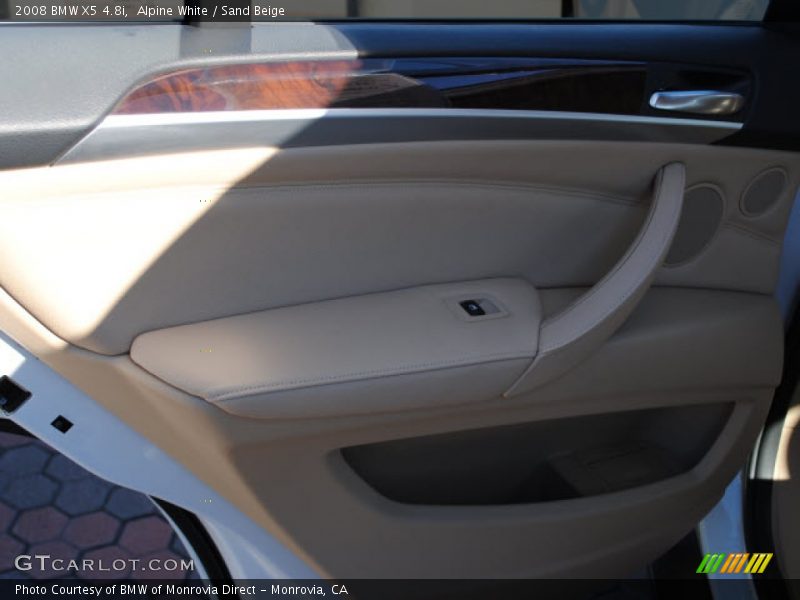 Alpine White / Sand Beige 2008 BMW X5 4.8i