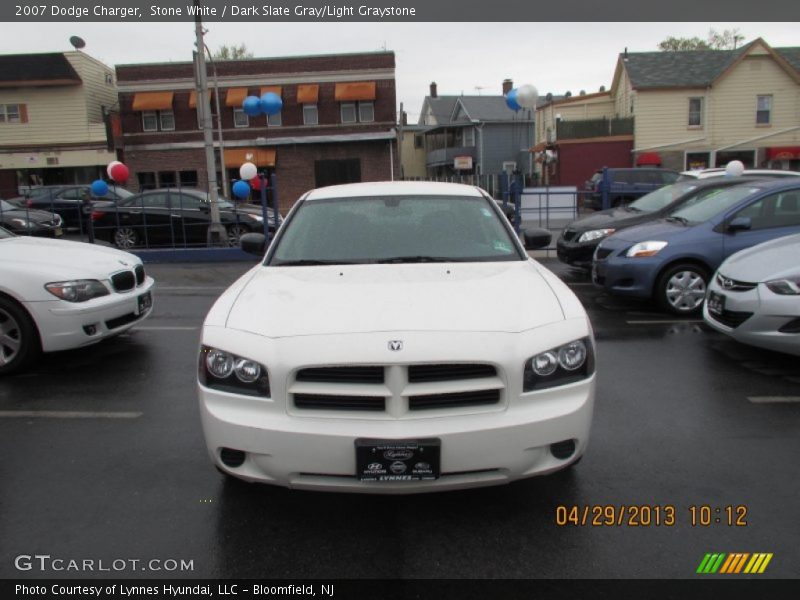 Stone White / Dark Slate Gray/Light Graystone 2007 Dodge Charger