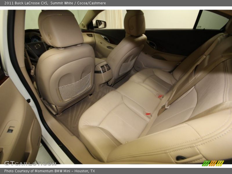 Rear Seat of 2011 LaCrosse CXS