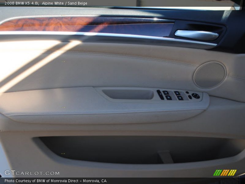 Alpine White / Sand Beige 2008 BMW X5 4.8i