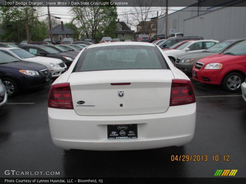 Stone White / Dark Slate Gray/Light Graystone 2007 Dodge Charger
