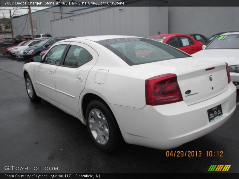 Stone White / Dark Slate Gray/Light Graystone 2007 Dodge Charger