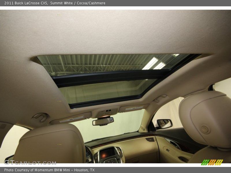 Summit White / Cocoa/Cashmere 2011 Buick LaCrosse CXS