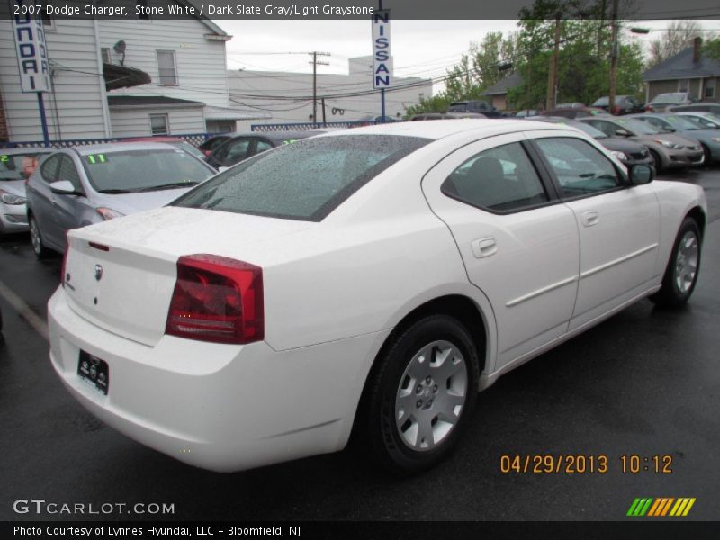 Stone White / Dark Slate Gray/Light Graystone 2007 Dodge Charger