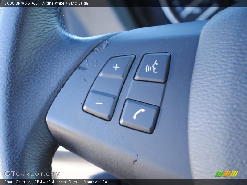 Alpine White / Sand Beige 2008 BMW X5 4.8i