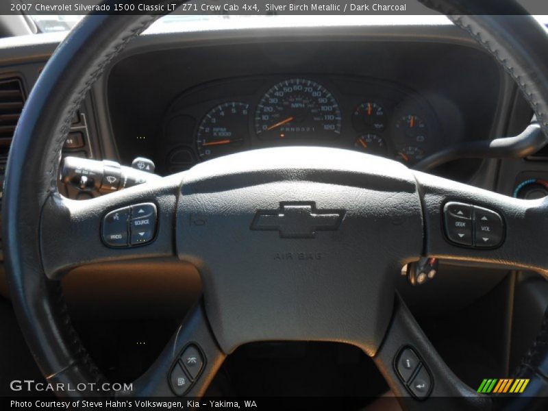 Silver Birch Metallic / Dark Charcoal 2007 Chevrolet Silverado 1500 Classic LT  Z71 Crew Cab 4x4