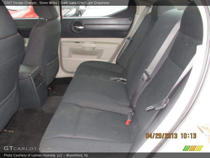 Stone White / Dark Slate Gray/Light Graystone 2007 Dodge Charger