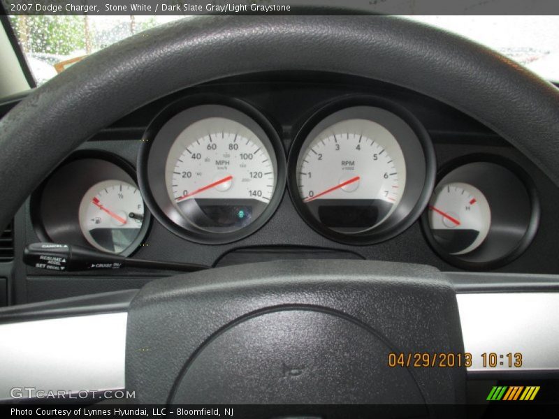 Stone White / Dark Slate Gray/Light Graystone 2007 Dodge Charger