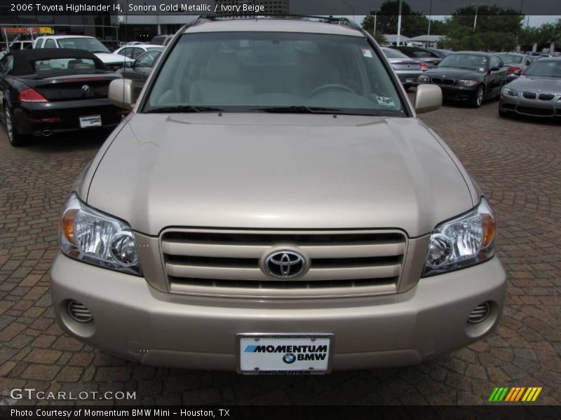 Sonora Gold Metallic / Ivory Beige 2006 Toyota Highlander I4