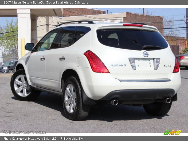 Glacier Pearl White / Cafe Latte 2007 Nissan Murano SL AWD