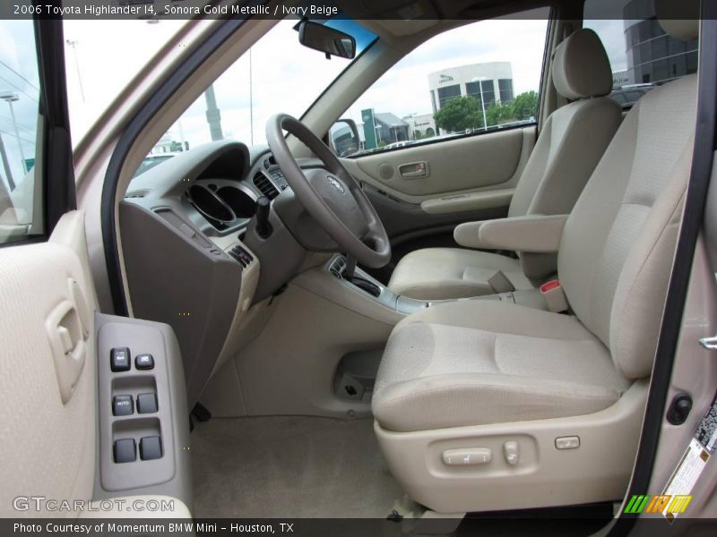 Sonora Gold Metallic / Ivory Beige 2006 Toyota Highlander I4