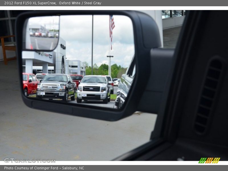 Oxford White / Steel Gray 2012 Ford F150 XL SuperCrew