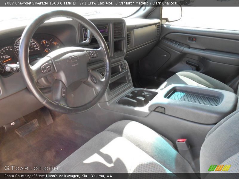Silver Birch Metallic / Dark Charcoal 2007 Chevrolet Silverado 1500 Classic LT  Z71 Crew Cab 4x4